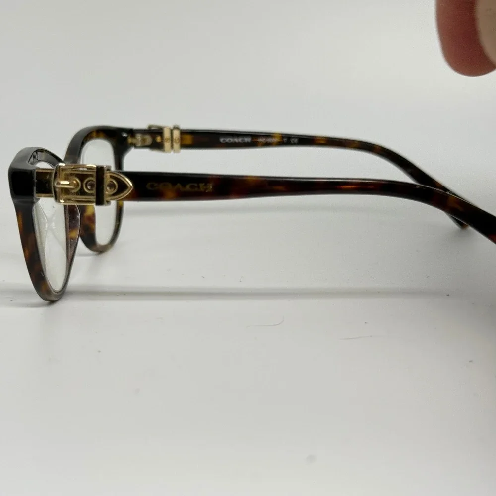 Coach HC 6087 Dark Tortoise Cat Eye Eyeglasses Frames 5120 51-16-135